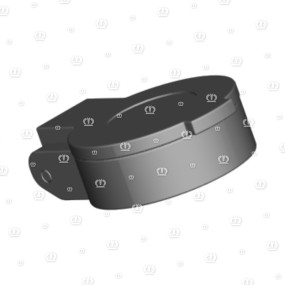 Klappdeckel D=38,5 Blau Krone 9166020