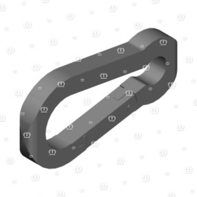 Karabinerhaken C 60X6 Krone 9179011