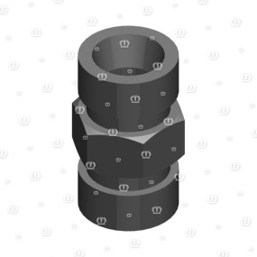 Verbindungsstutzen L 8 Krone 9193020