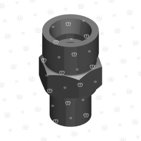 Einschraubstutzen S 12 / M14X1,5 E Zn8 Krone 9193680