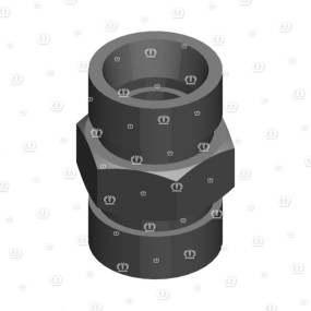 Verbindungsstutzen L 12 Krone 9210541