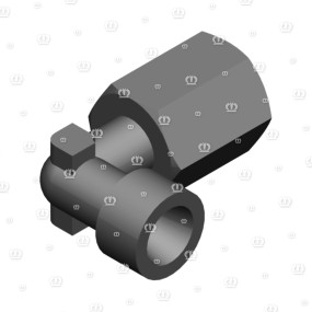 Winkelstutzen Richtungseinst. L 6 Krone 9212250