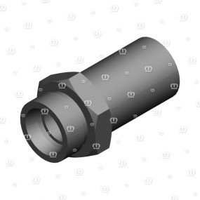 Gerade-Schottstutzen L 18 Krone 9212510