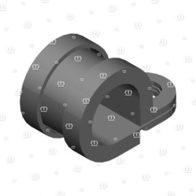 Rohrschelle M.gummiprofil Krone 9240610