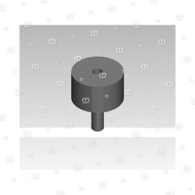 Gummipuffer Rd 25X15/M6 Krone 9242110