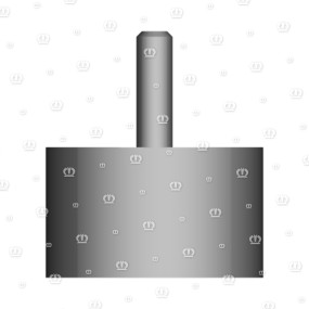 Gummipuffer Rd 60 X 36 M10 Krone