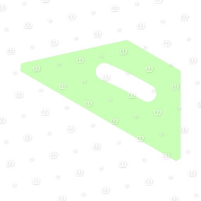 Versteifungsblech Krone