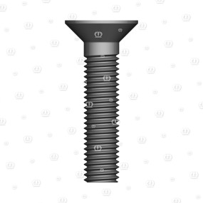 Senkschraube I-6Kt M12X55 Zn8 08.8 Krone