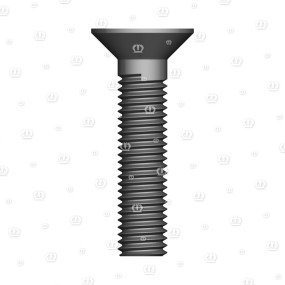 Senkschraube I-6Kt M12X55 Zn8 08.8 Krone