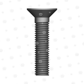 Senkschraube I-6Kt M12X55 Zn8 08.8 Krone