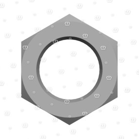 Sicherungsmutter Niedr.form M5 Zn8 Krone