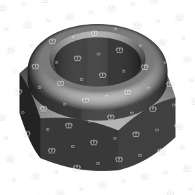 Sicherungsmutter Niedr.form M5 Zn8 Krone