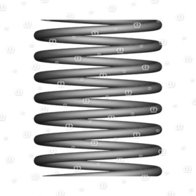 Druckfeder 3X40X58 Krone