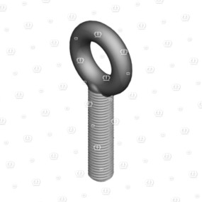 Ringschraube M 8X45/30 Krone