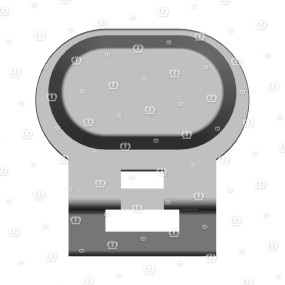 Stecker 2-P Bu Schwarz Krone