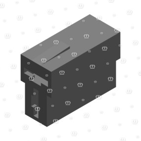 Stecker 2-P Bu Transp. Krone