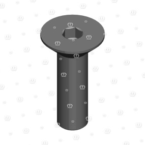 Senkschraube I-6Kt M10 X 35 Dt Krone