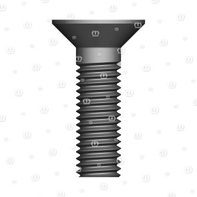 Senkschraube I-6Kt M10 X 35 Dt Krone