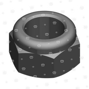 Sicherungsmutter Niedr.form M14 Zn8 Krone