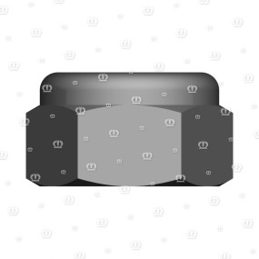 Sicherungsmutter Niedr.form M14 Zn8 Krone