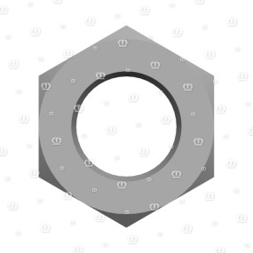 Sicherungsmutter Niedr.form M4 Zn8 Krone