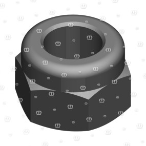 Sicherungsmutter Niedr.form M4 Zn8 Krone