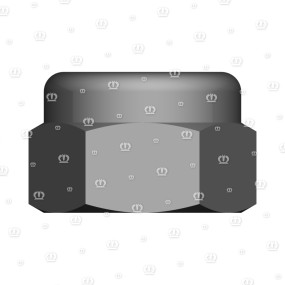Sicherungsmutter Niedr.form M4 Zn8 Krone