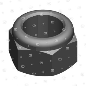 Sicherungsmutter Niedr.form M20 Zn8 Krone