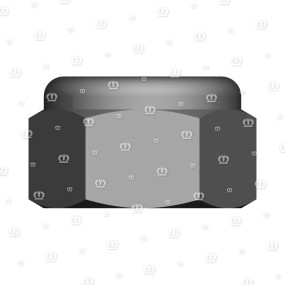 Sicherungsmutter Niedr.form M20 Zn8 Krone