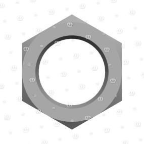 Sicherungsmutter Niedr.form M24 Zn8 Krone