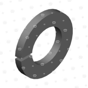 Federring B 4,4 / 7,6 X 0,9 Zn8 Krone