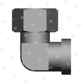 Stutzen L 35 A3G Krone