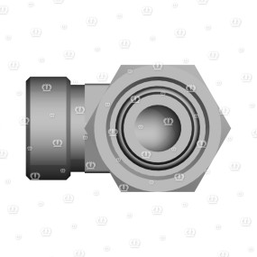 Winkelstutzen Richtungseinst. L 15 Krone