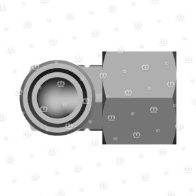 Winkelstutzen Richtungseinst. L 15 Krone