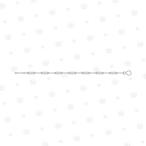 Knotenkette 1,4X7 Gl. Krone