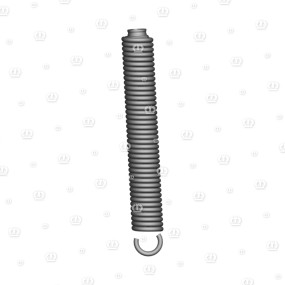 Zugfeder 9X50X400 Krone