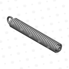 Zugfeder 10X51X400 Krone