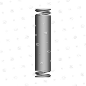 Druckfeder 2X15X70 Krone