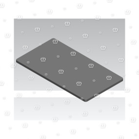 Kennzeichen 130X240 Krone 2002861