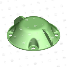 Deckel F. Messerteller Krone