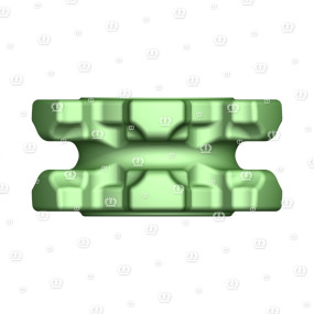 Nusskettenrad 10×31, Z=6, B=45 Krone