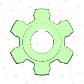 Nusskettenrad 10×31, Z=6, B=45 Krone
