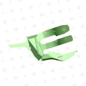 Spitzenhalter Innen, links Krone