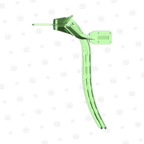 Spitzenhalter Innen, links Krone