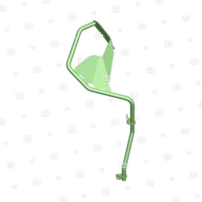 Halter Rampenspiegel rechts Krone