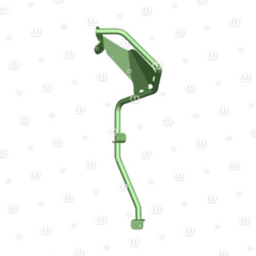 Halter Rampenspiegel rechts Krone
