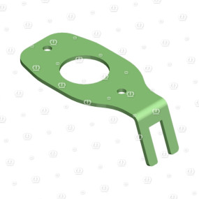 Aufnahmeblech Winkelsensor Krone