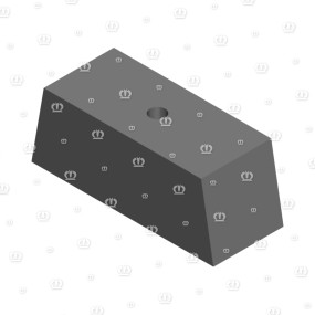 Spannklotz 50X50X130 Krone