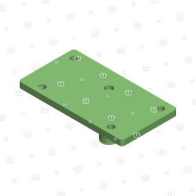 Halteplatte Krone 2412230