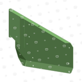 Schwadklappe, rechts Krone